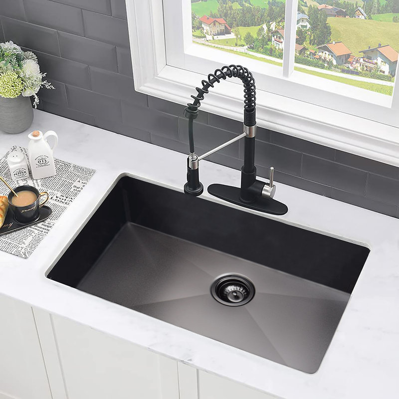 ling 32" L X 18" W Undermount Kitchen Sink With Sink Grid Wayfair Canada